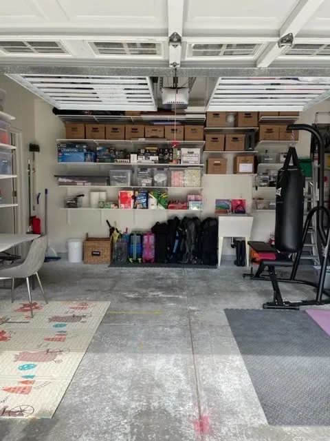 Garage after junk removal